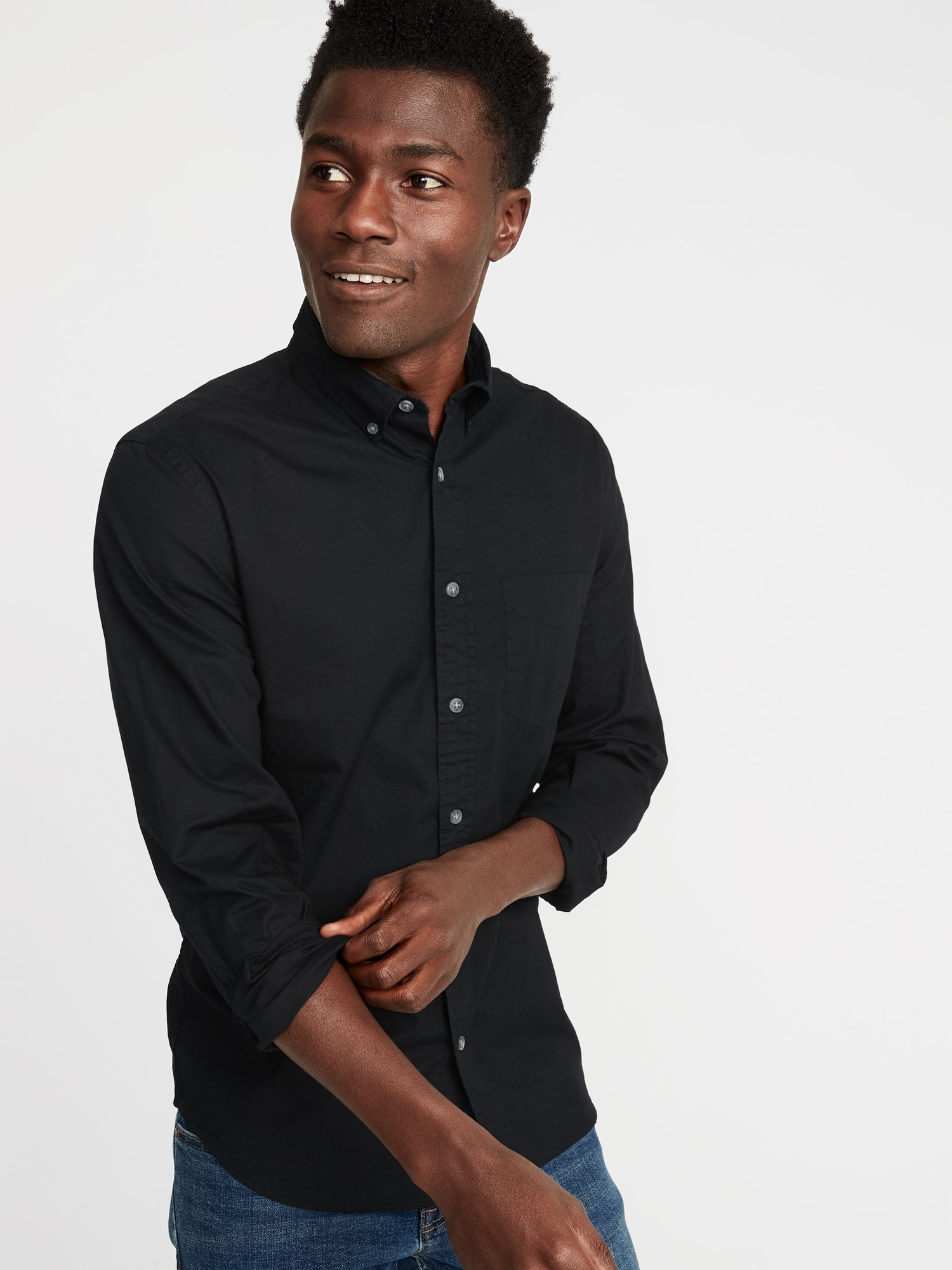 old navy poplin shirt