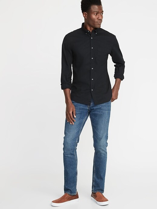 Image number 3 showing, Slim-Fit Poplin Shirt