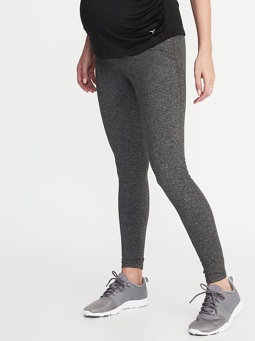 View large product image 1 of 3. Maternity Full Panel Elevate Compression Leggings