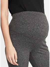 View large product image 3 of 3. Maternity Full Panel Elevate Compression Leggings