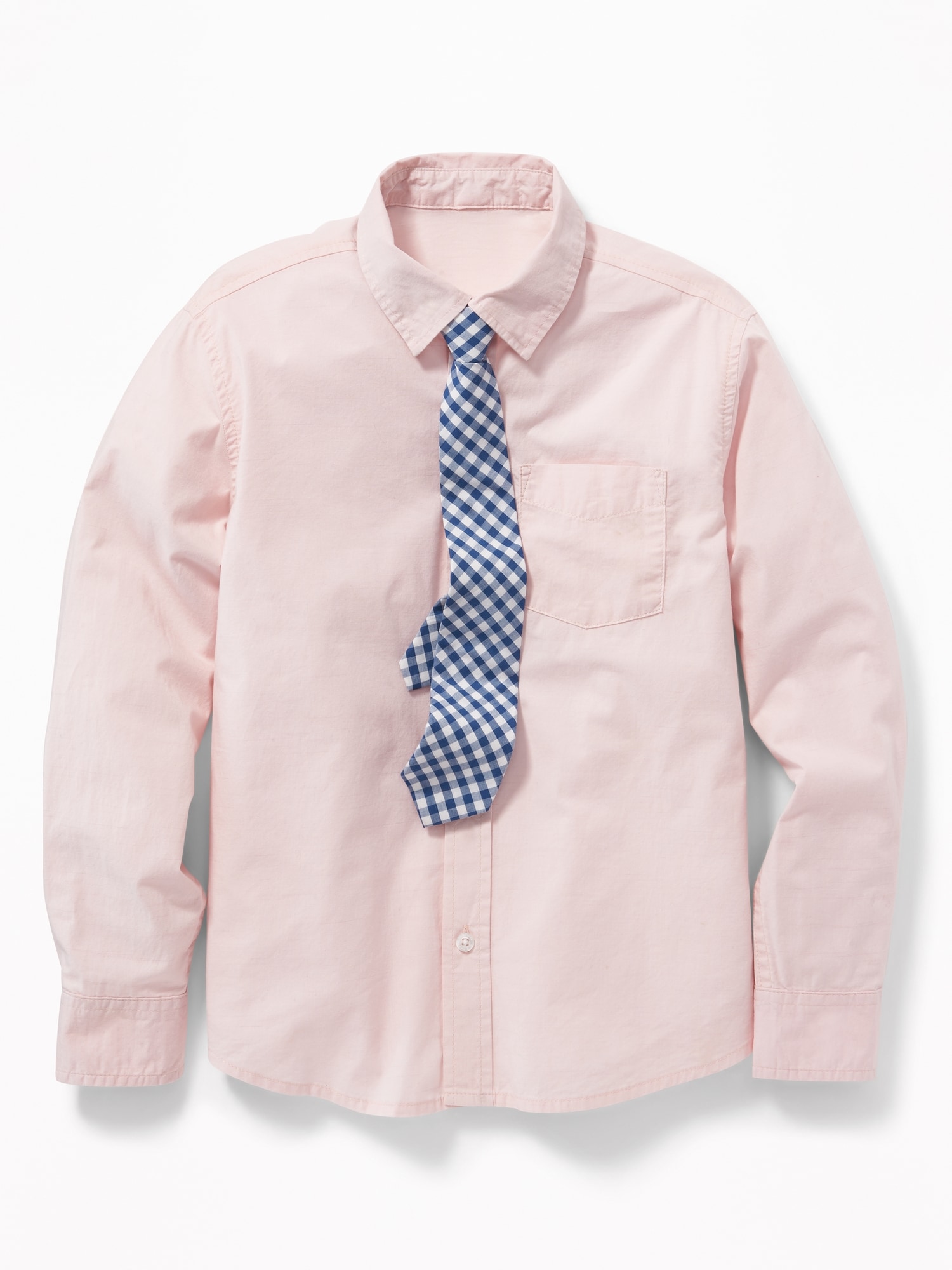 Boys dress shop shirt with tie