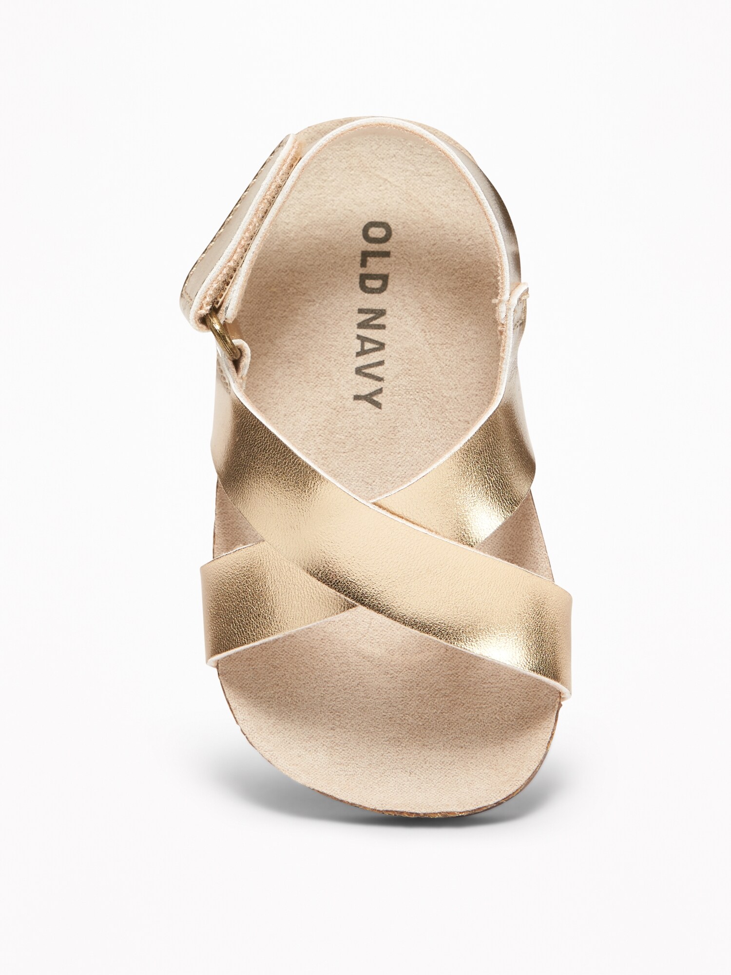 gap gold flip flops