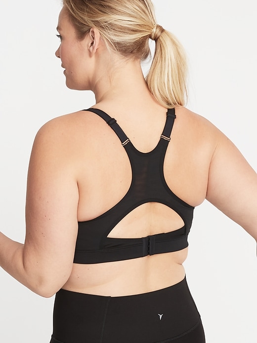 Image number 2 showing, High-Support Mesh-Trim Plus-Size Sports Bra