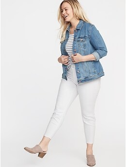 plus size denim jacket canada