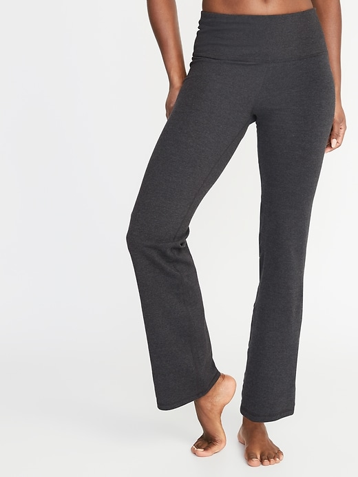 High-Waisted Slim Boot-Cut Yoga Pants For Women | Old Navy