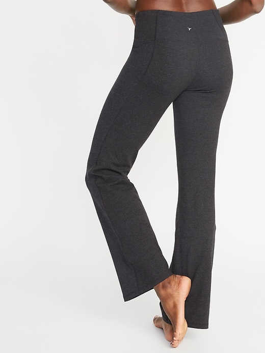 View large product image 2 of 3. High-Waisted Slim Boot-Cut Yoga Pants For Women