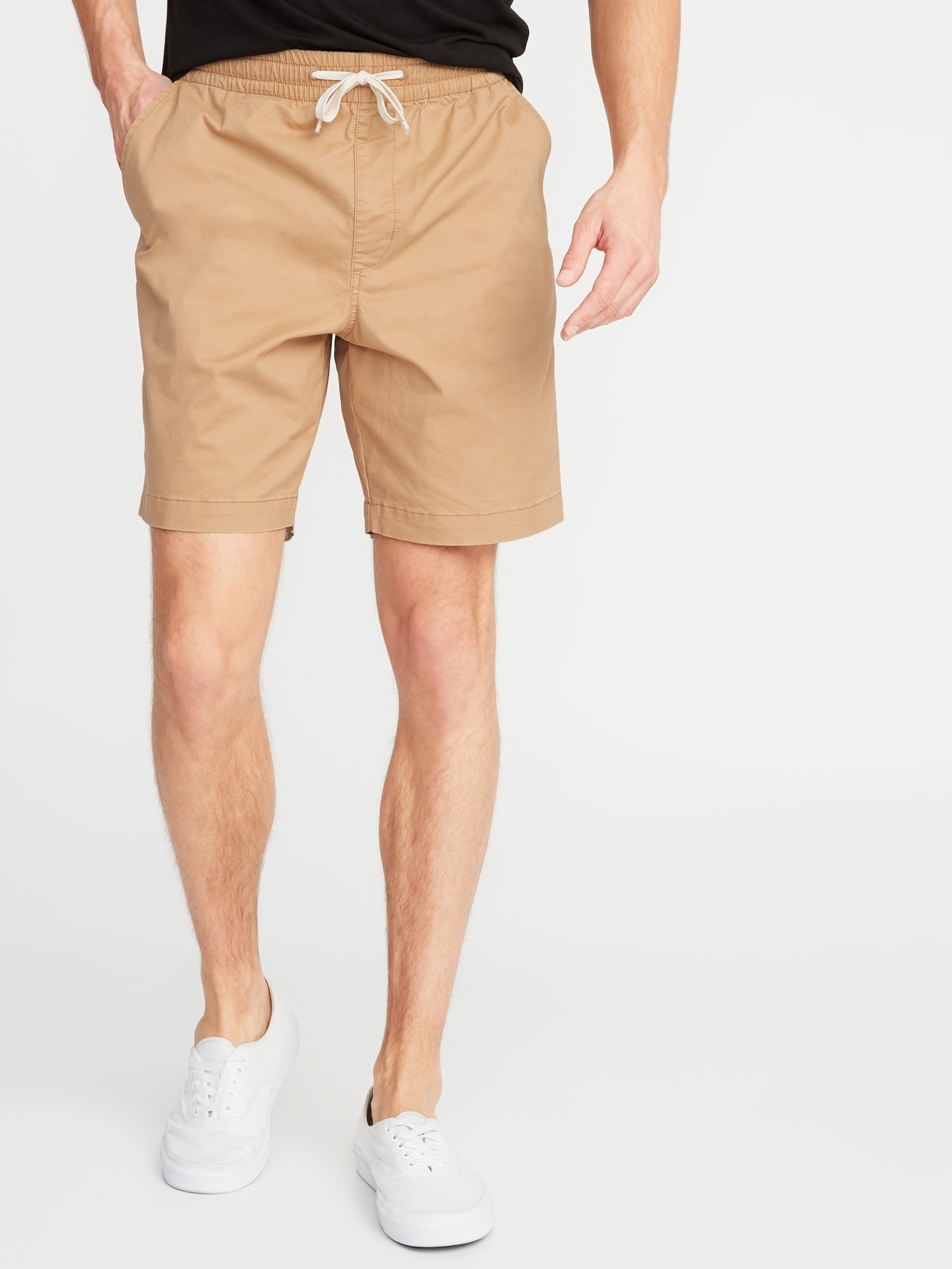 old navy mens khaki joggers