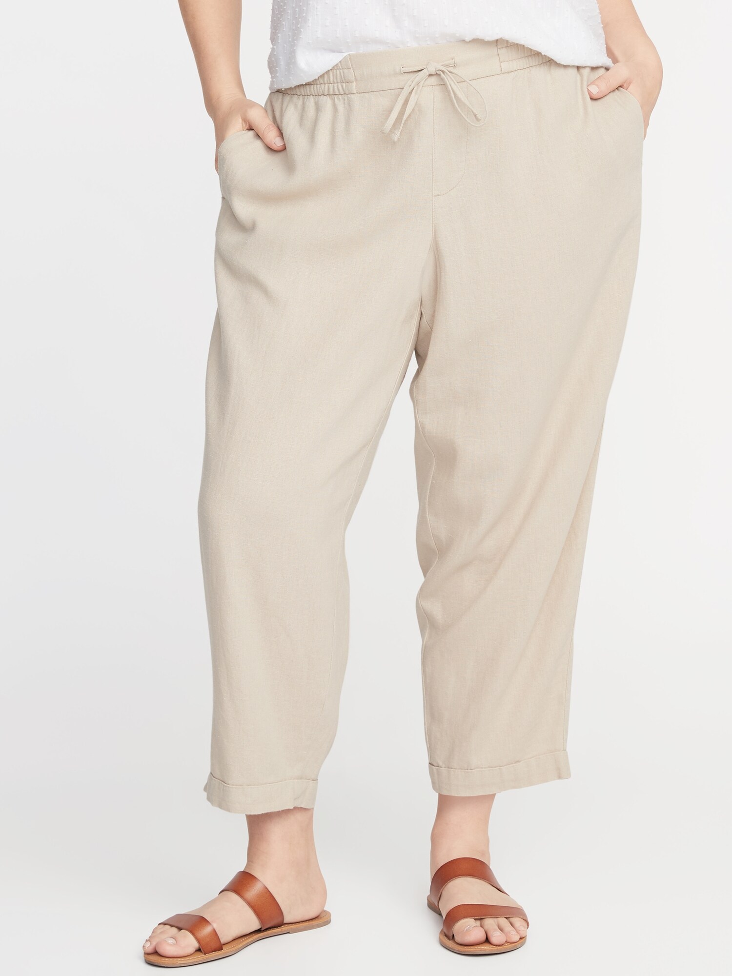 old navy plus size khaki pants