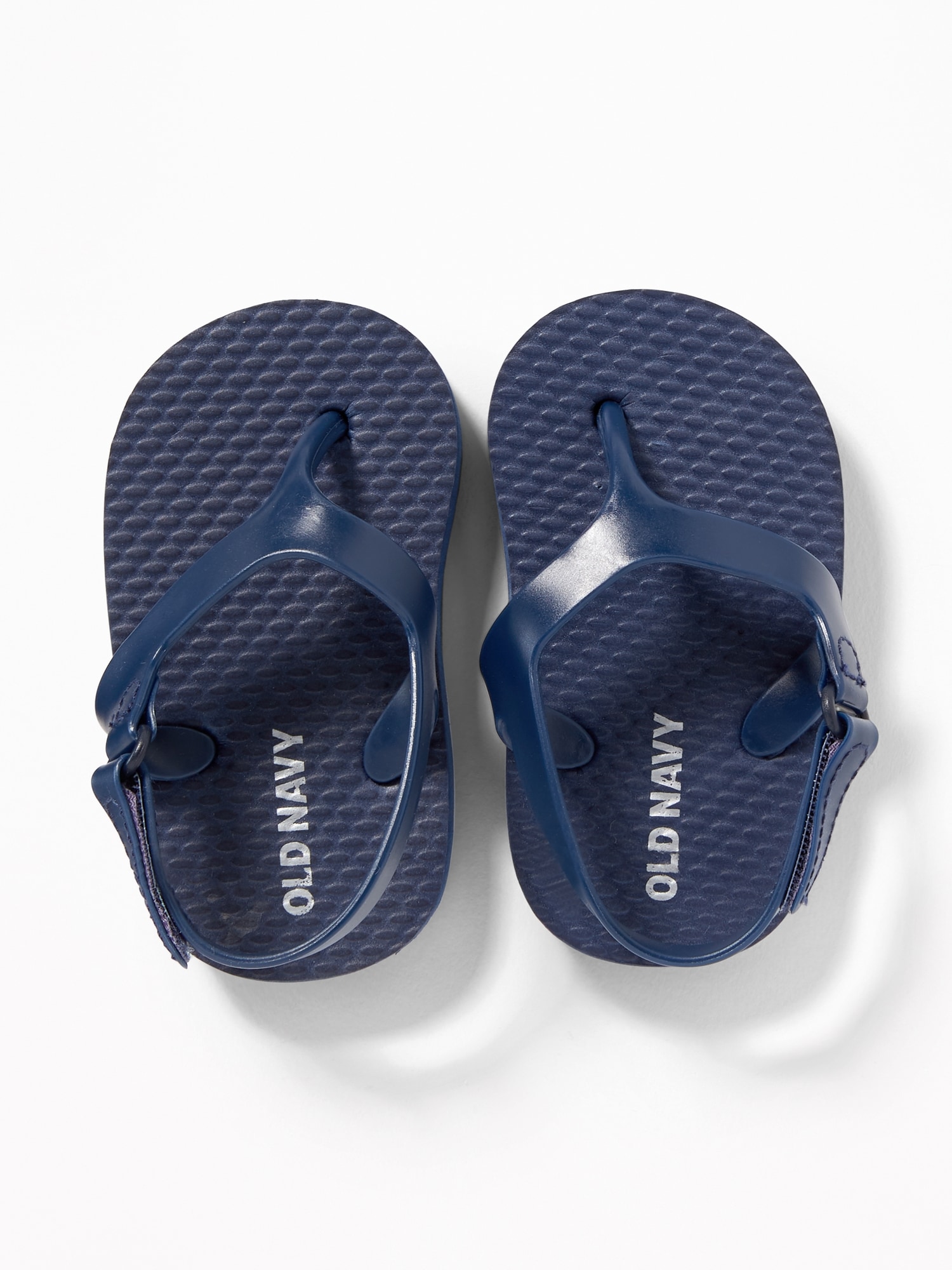 Logo Brasil Baby Flip Flops | Midnight blue