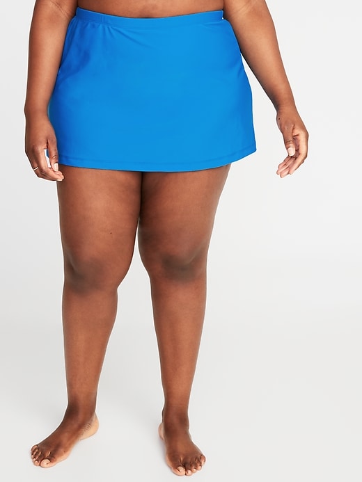 Plus size navy deals swim skirt