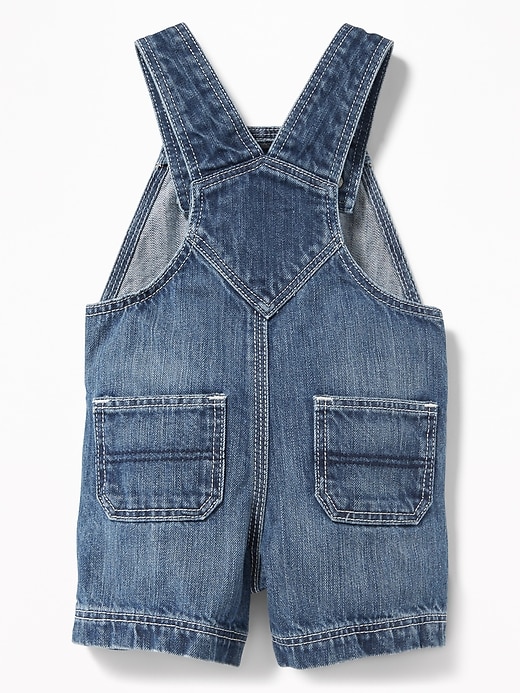 View large product image 2 of 2. Jean Shortalls For Baby