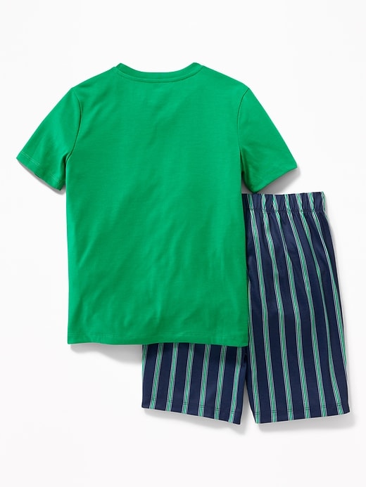 View large product image 2 of 2. Graphic Pajama Set For Boys