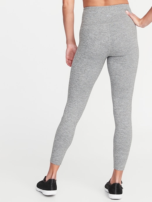 View large product image 2 of 2. High-Waisted 7/8-Length Performance Leggings For Women