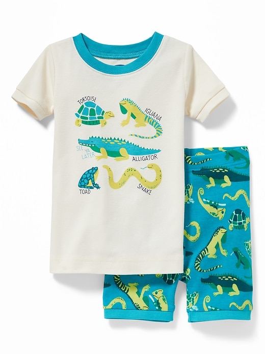 View large product image 1 of 1. Reptile-Graphic Sleep Set For Toddler Boys & Baby