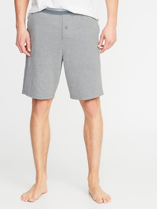 Jersey Pajama Shorts for Men  -- 9-Inch Inseam
