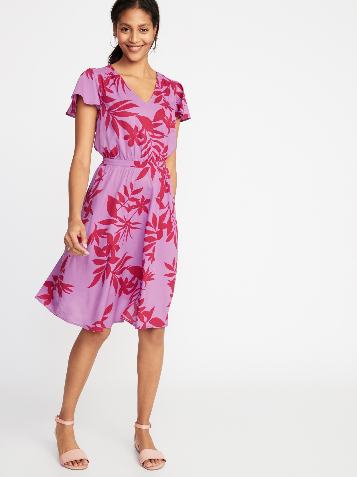 old navy waist defined dress