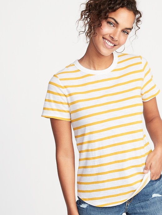 EveryWear Striped SlubKnit Tee for Women Old Navy
