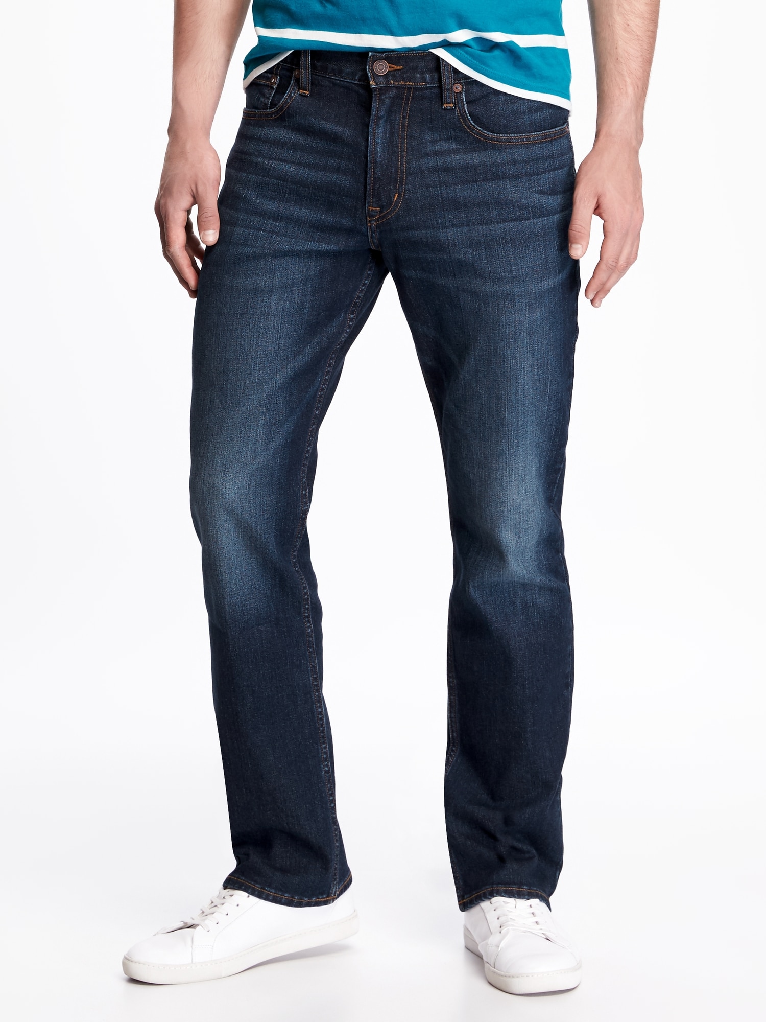 old navy straight built in flex