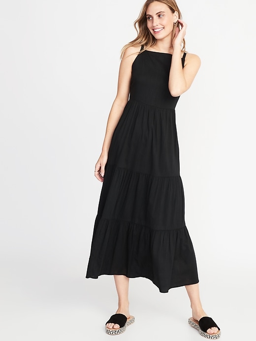 View large product image 1 of 1. Tiered Fit & Flare Maxi for Women