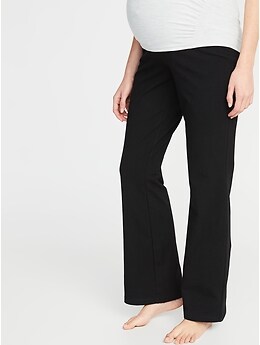 Maternity Rollover-Waist Boot-Cut Yoga 