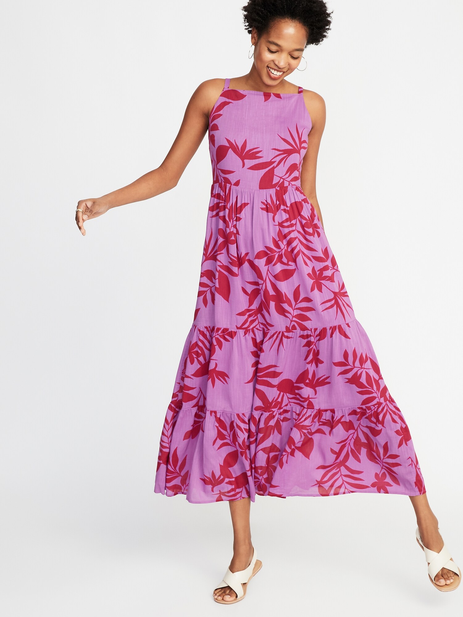 Flared maxi sales dress online