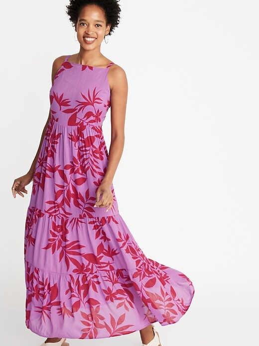 Image number 3 showing, Tiered Fit & Flare Maxi for Women