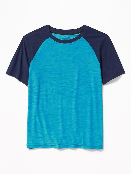 Voir une image plus grande du produit 1 de 1. T-shirt Go-Dry Breathe ON à deux tons pour garçon