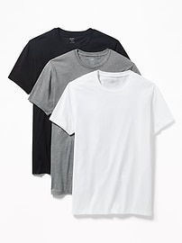 Go-Dry Crew-Neck T-Shirts 3-Pack for Men | Old Navy