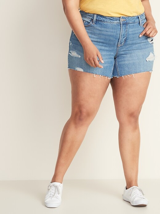 high waisted shorts 5 inch inseam