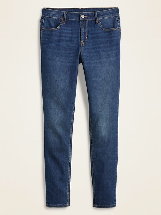 Image number 5 showing, Mid-Rise Super Skinny Ankle Jeans for Women