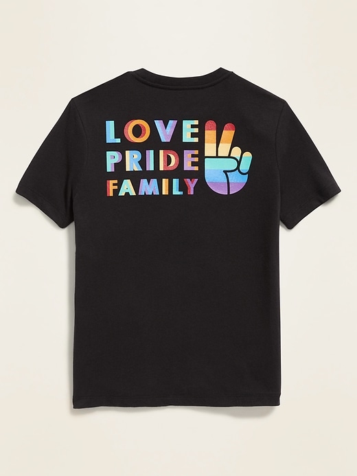 View large product image 2 of 2. 2019 Pride "Love Pride Family" Tee For Boys