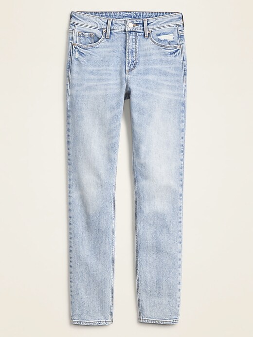 Image number 5 showing, High-Waisted Power Slim Straight Jeans For Women