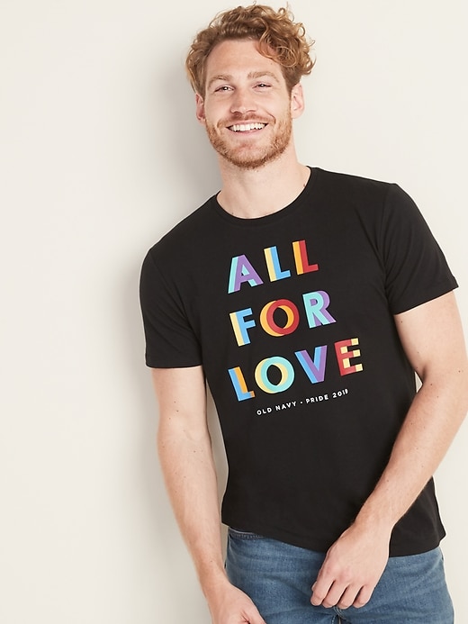 View large product image 1 of 1. 2019 Pride Graphic Tee For Men