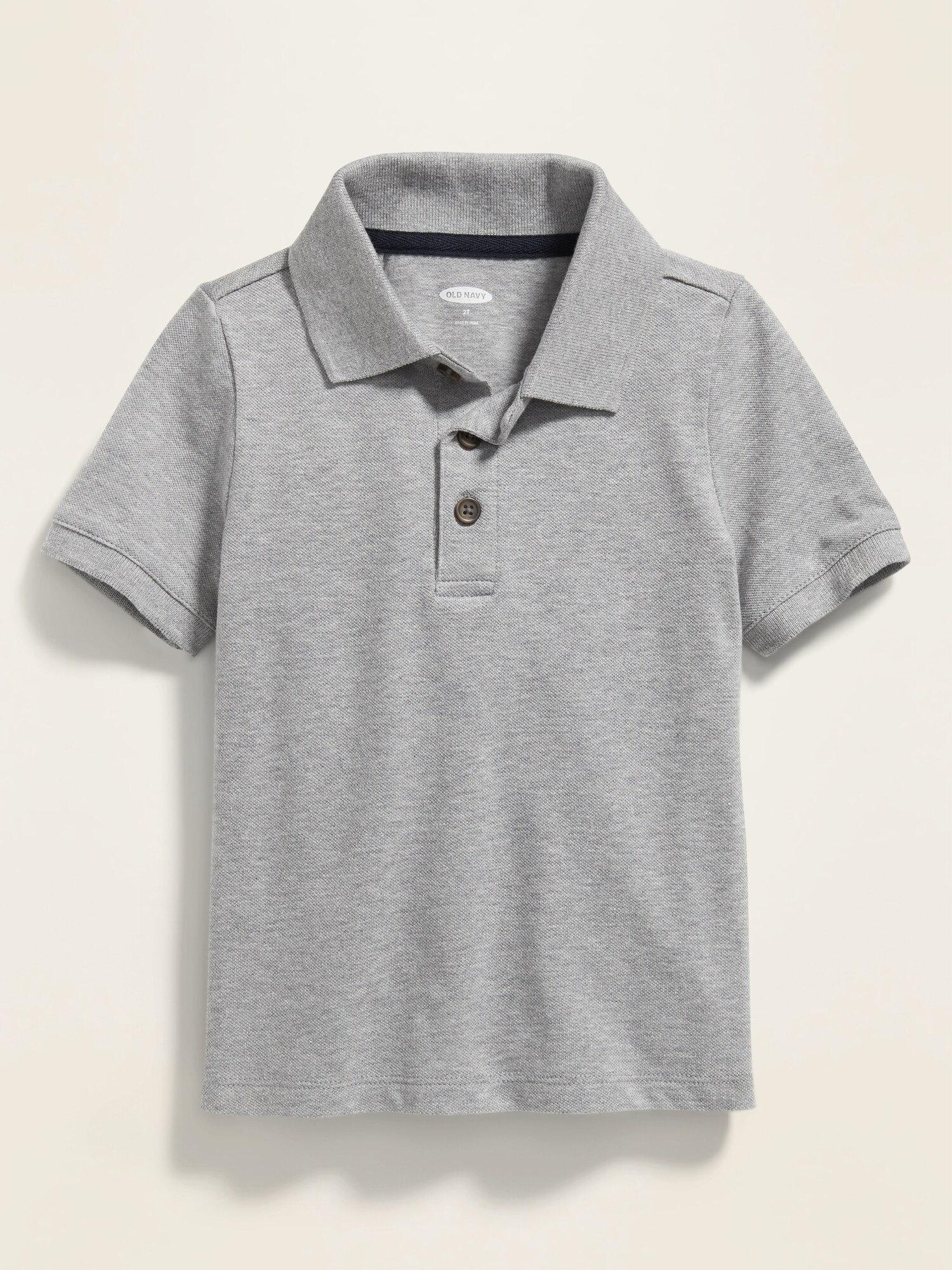 old navy gray polo