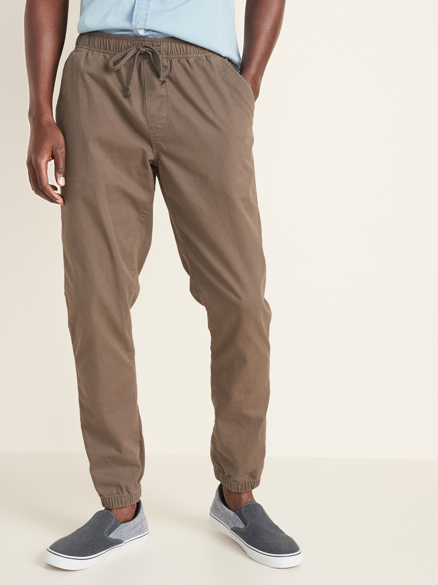 old navy twill joggers