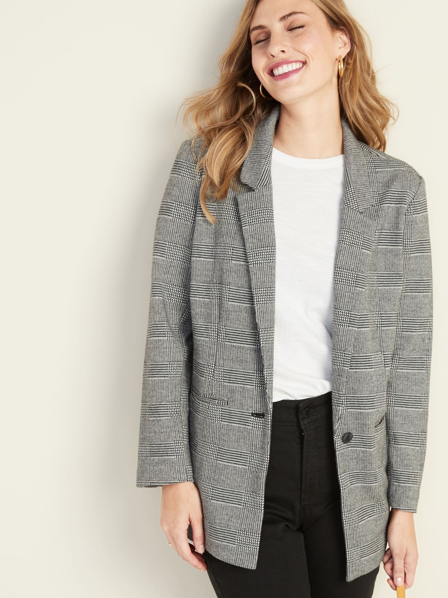 Navy blue store boyfriend blazer