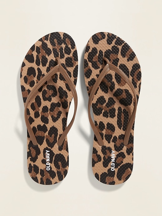 View large product image 1 of 2. Patterned Flip-Flops For Women