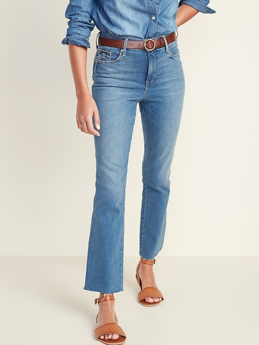 Image number 1 showing, High-Waisted Flare Ankle Jeans For Women