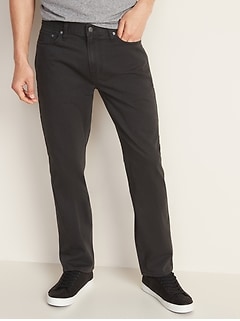 straight rigid jeans for men