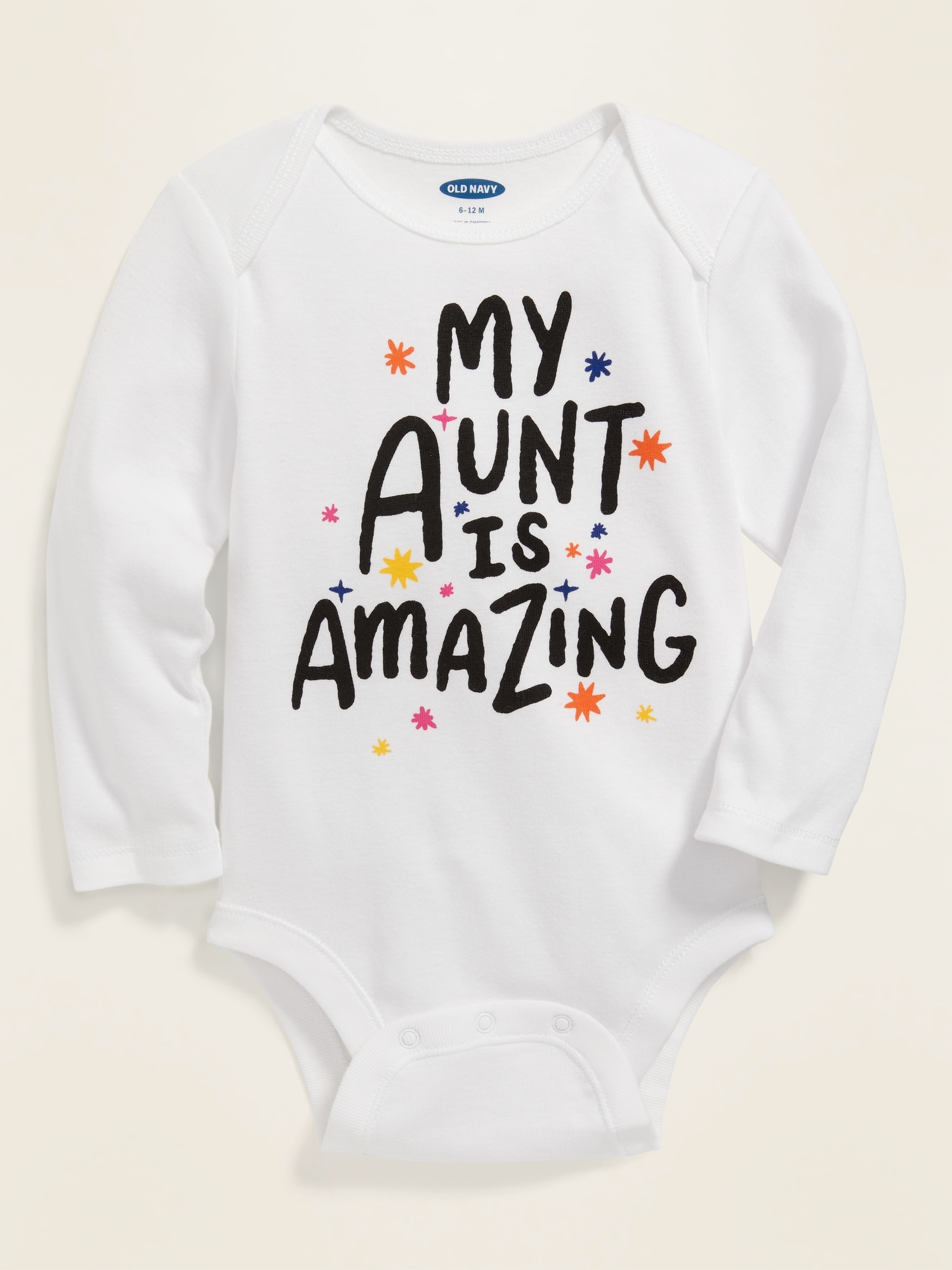 old navy aunt onesie