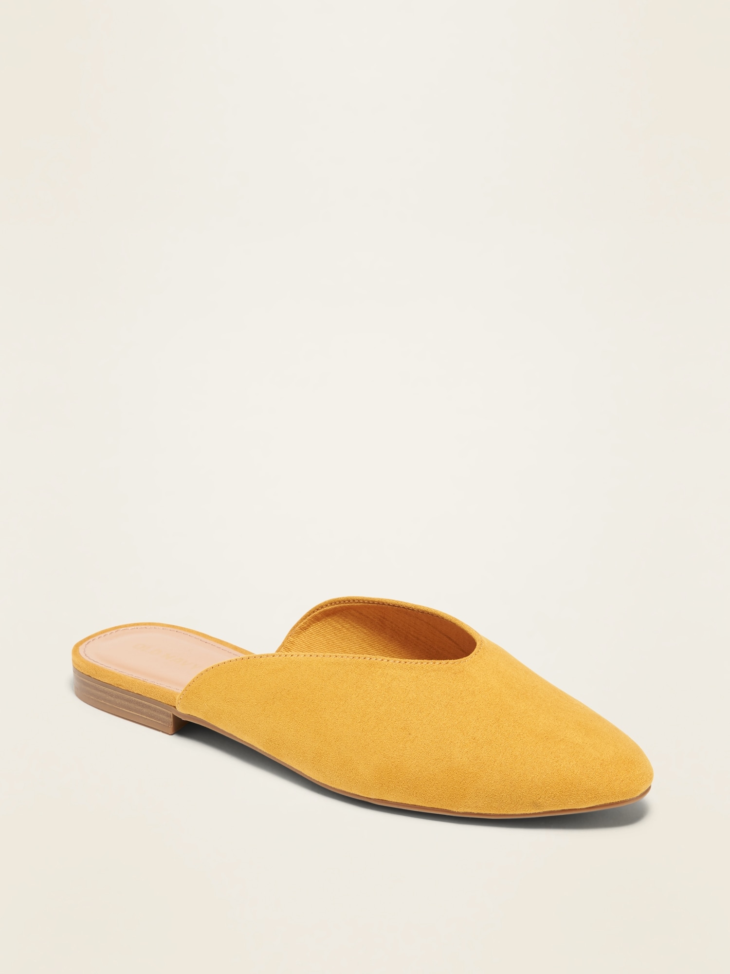Faux-Suede Mule Flats for Women | Old Navy
