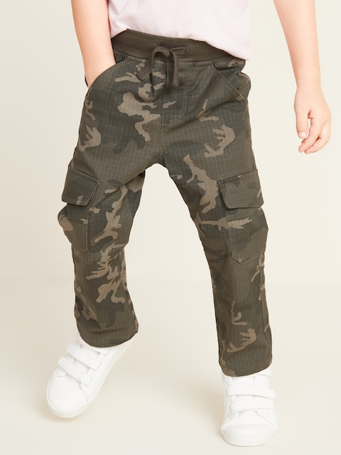 Cargo Built-In Flex avec taille en tricot côtelé pour tout-petit garçon