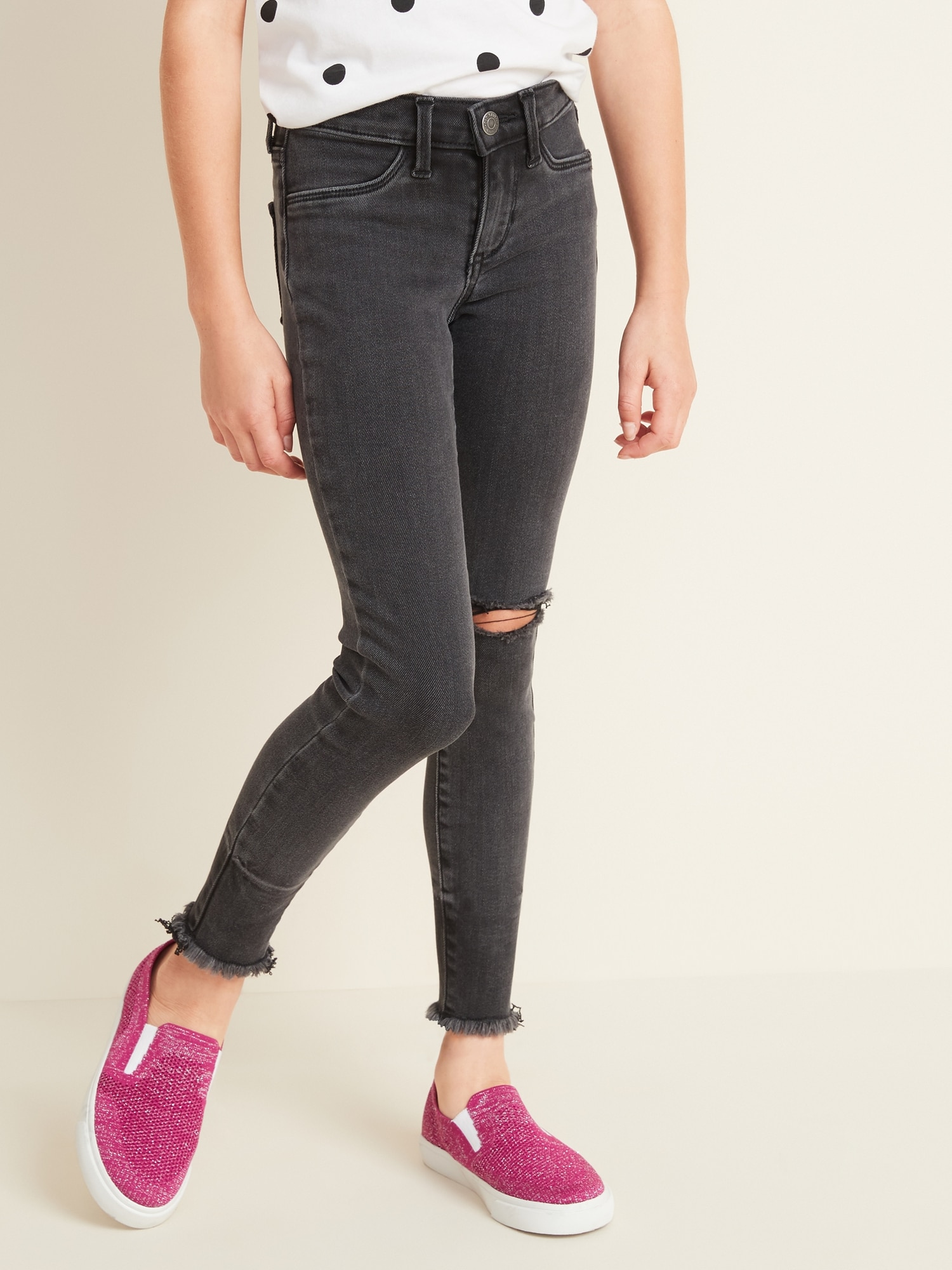 old navy black jeggings