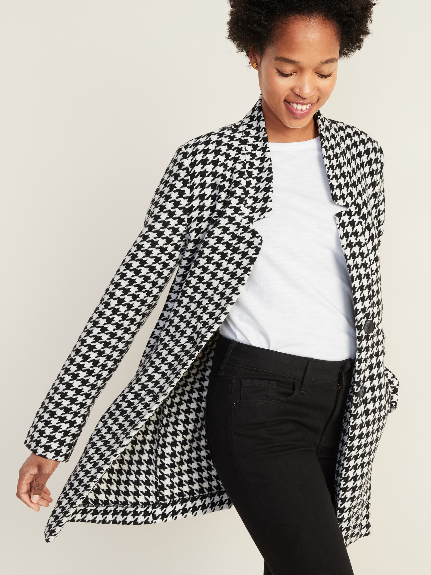 Houndstooth jacket discount