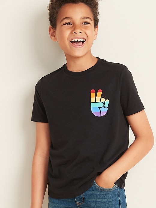 View large product image 1 of 2. 2019 Pride "Love Pride Family" Tee For Boys