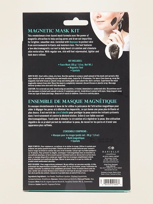 Danielle&#174 Creations Detoxifying Charcoal Magnetic Mask Kit