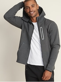 fleece zip sweater