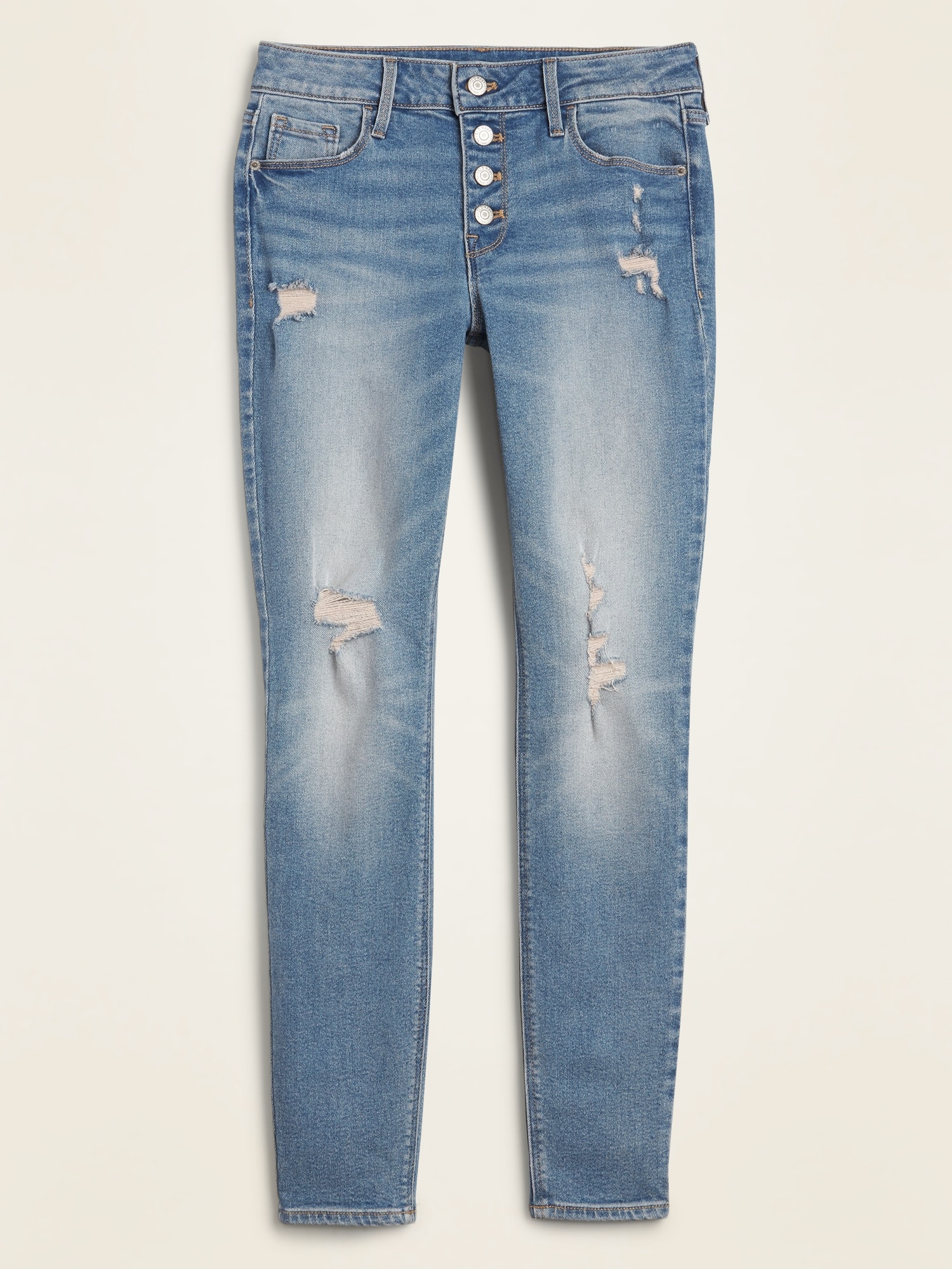 Old navy best sale distressed rockstar jeans