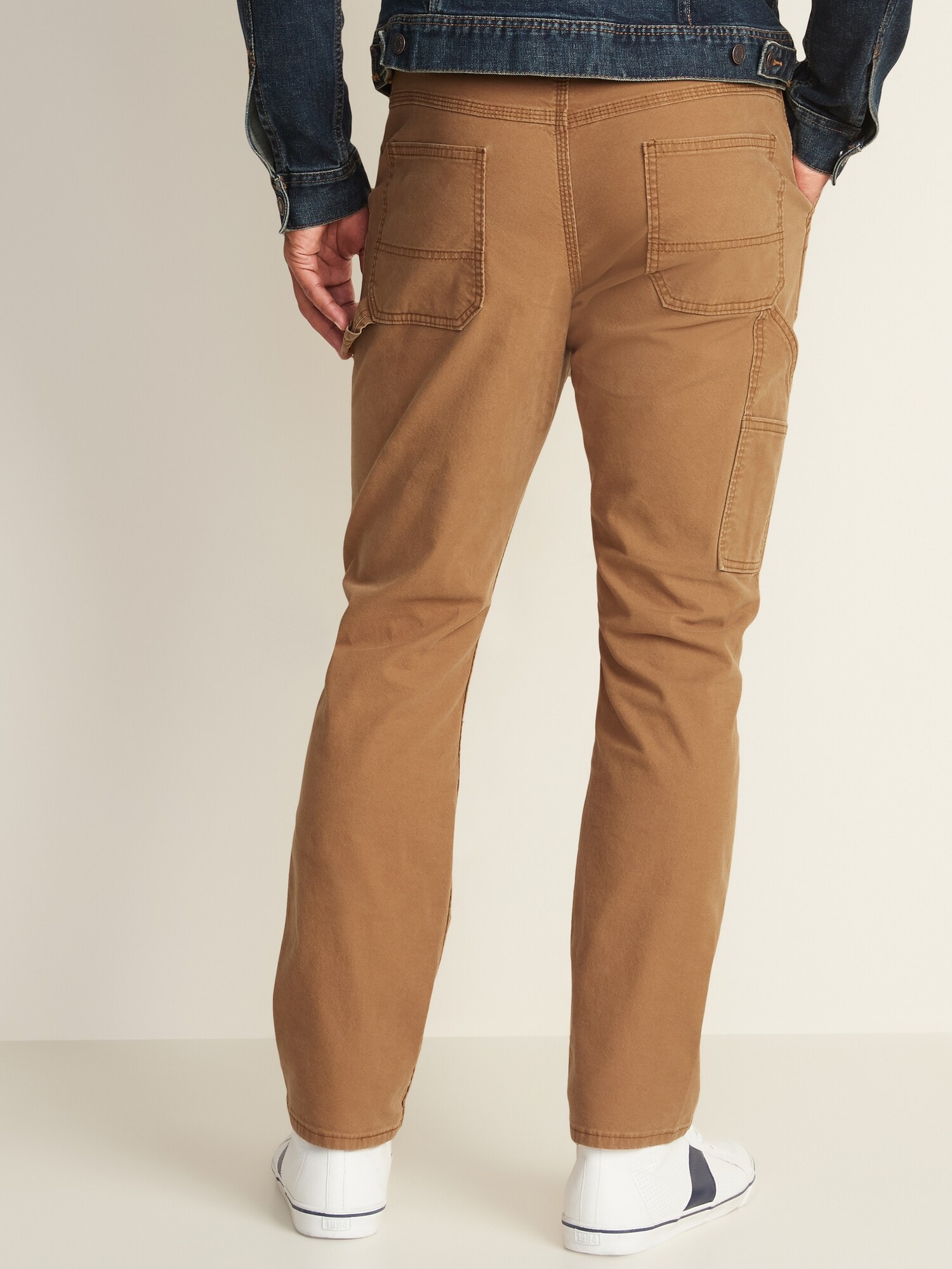 Straight Built-In Flex Twill Five-Pocket Pants