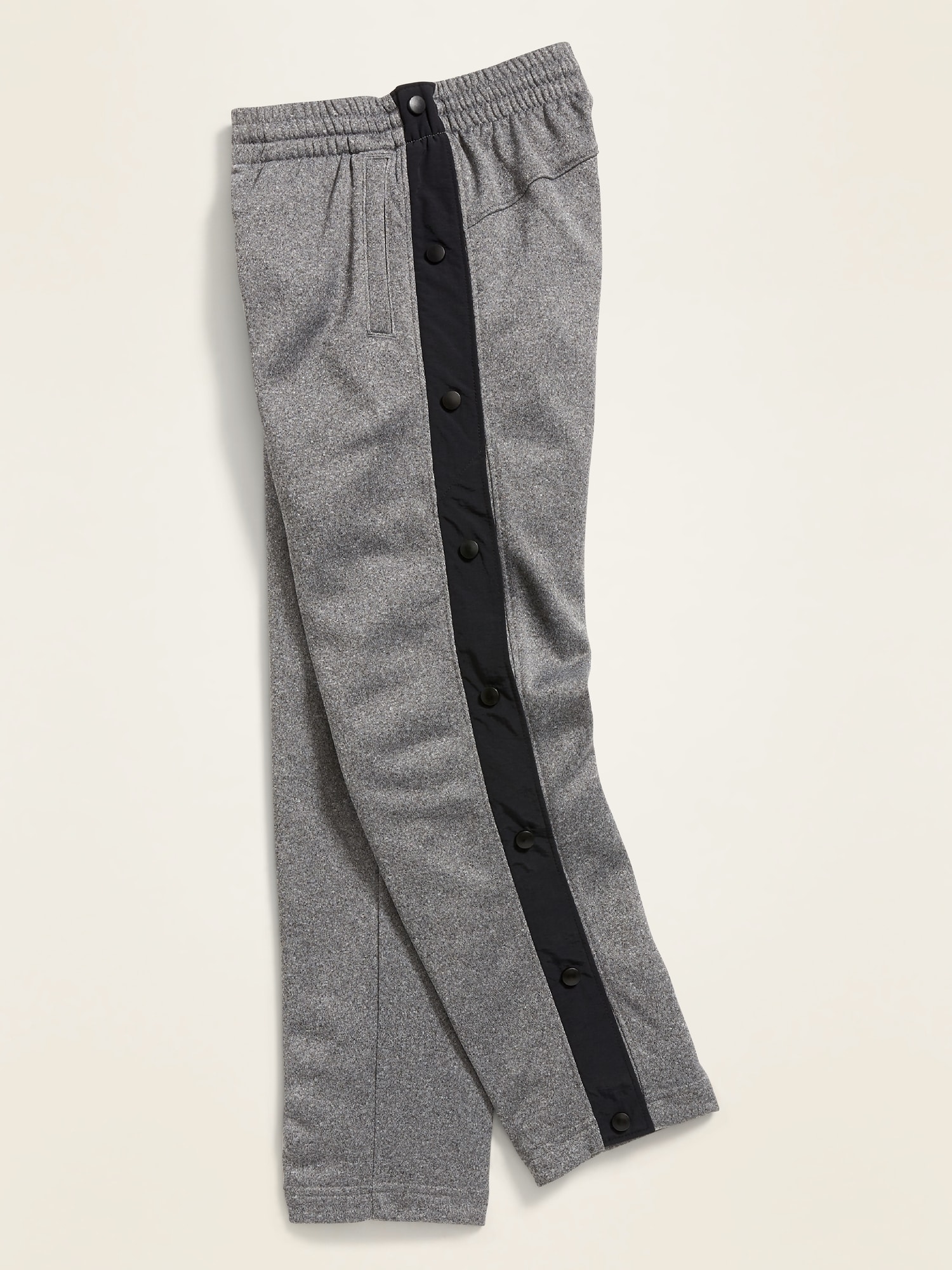 boys side snap pants